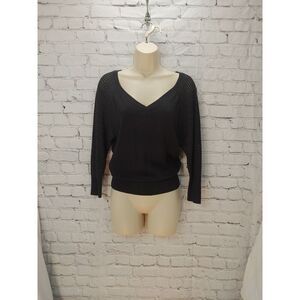 Attention Women's Size XS Black/Silver Sweater